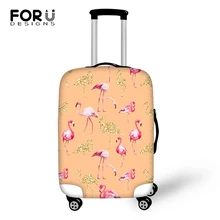 FORUDESIGNS Cartoon Luggage Cover Flamingos Pattern Travel Suitcase Travel Accessories Only Cover Fashion Design Suitcase Cover FORUDESIGNS Cartoon Luggage Cover Flamingos Pattern Travel Suitcase Travel Accessories Only Cover Fashion Design Suitcase Cover