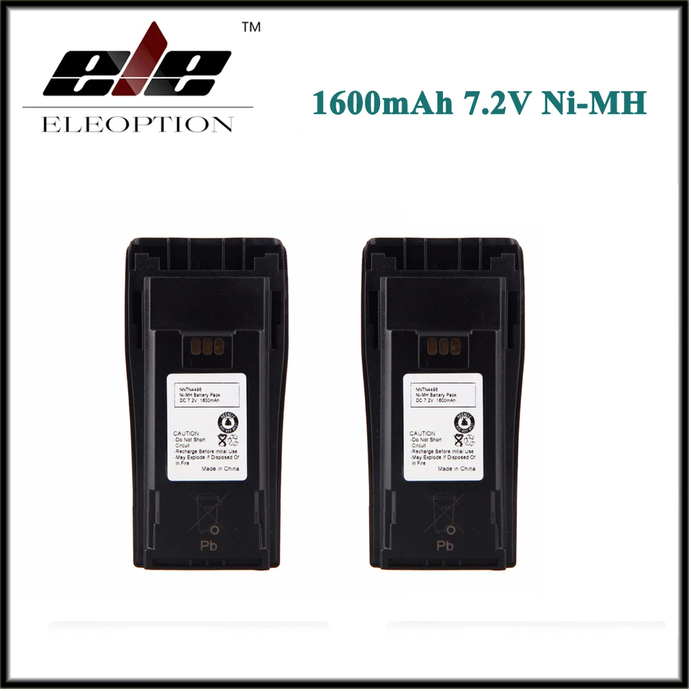 Аккумулятор Eleoption Ni MH 1600 мАч 7 2 в NNTN4496 NNTN4851 для MOTOROLA CP040 CP150 CP160 PR400 шт.|battery for|battery battery