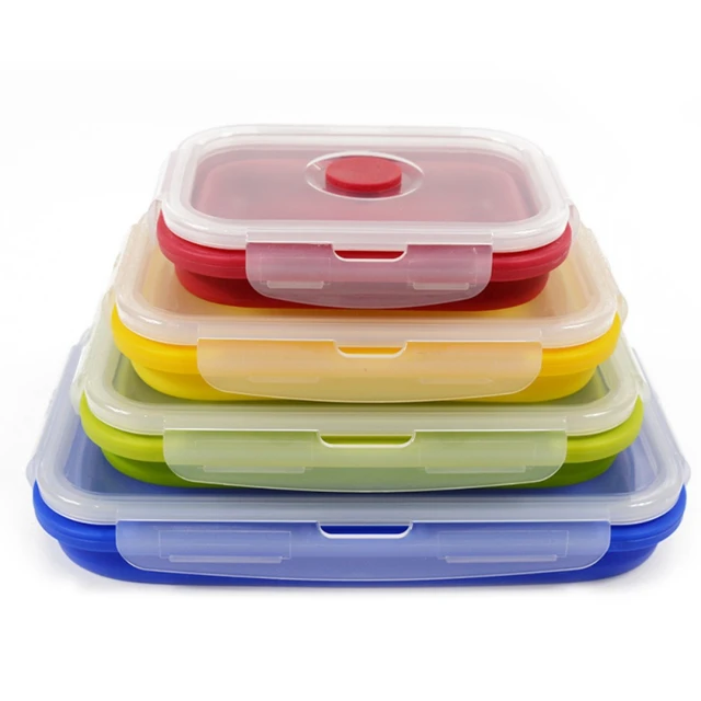 Foldable Silicone Lunch Box  2