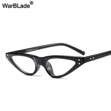 Новые женские винтажные сексуальные кошачьи глаза оптические очки оправа женские брендовые роскошные очки оправа женские очки ретро WarBLade