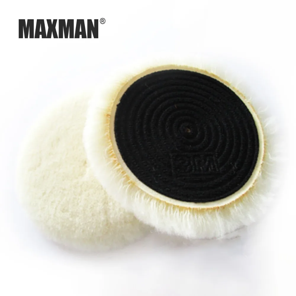 MAXMAN 5 дюймов 125 мм 3M85078 абразивные шерстяные шаровые полировальные пластины для автомобиля полировка воском шерстяное колесо самоклеящееся