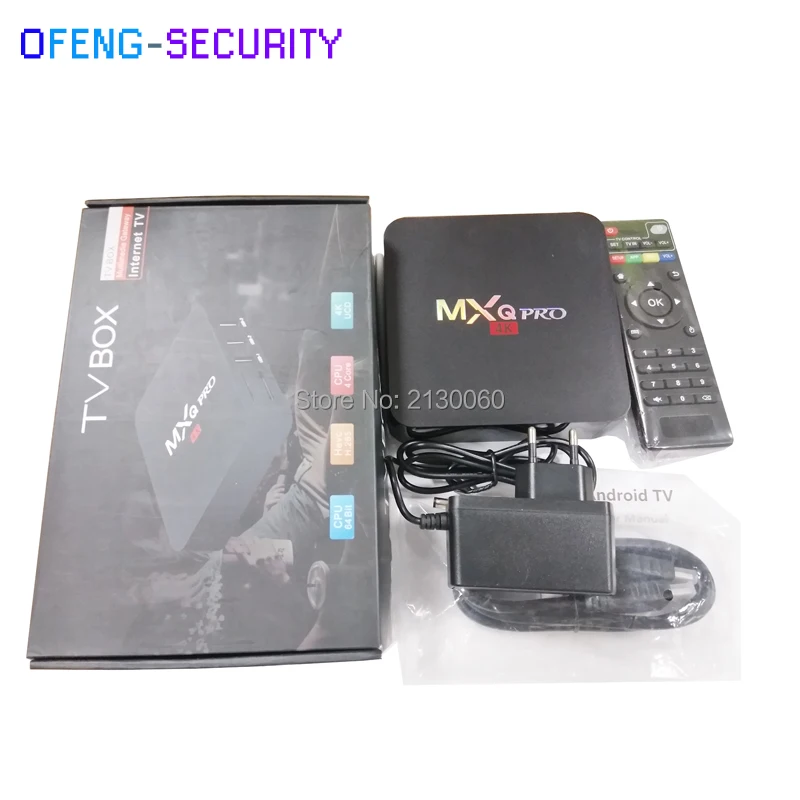 MXQPRO 4K (RK3229) con teclado 2 + 16g inteligente tv Convertidor Quad-core set top box Android 7,1 kodi 1 GB/2 GB 8 GB/16 GB HD - 4
