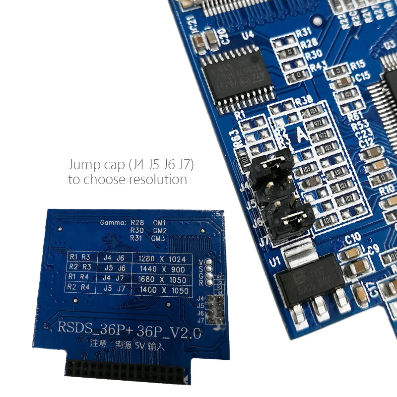 RSDS_S3_V2.0 36P 0,5 FFC LVDS к RSDS сигнал преобразования адаптера плата преобразования для A190A2 A220Z1 A170E2 TPM190A1 19/22