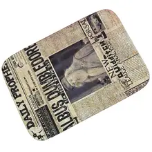 Домашний текстиль ковер принтом в стиле ретро из мягкой фланели Ванная комната Нескользящие коврик ковры для Гостиная Спальня исследование журнальный столик декора ковры