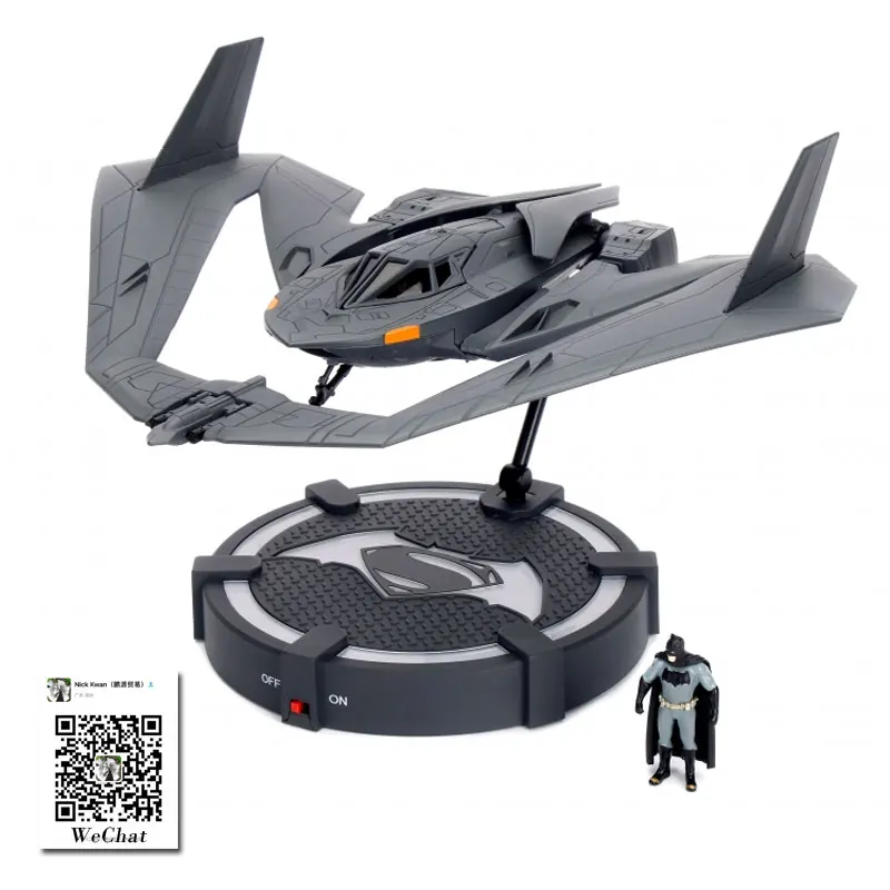 

JADA 1/32 Scale Movie Model Toys Batman v Superman:Dawn of Justice Batwing w & Batman Figure Diecast Metal Model Toy For Gift