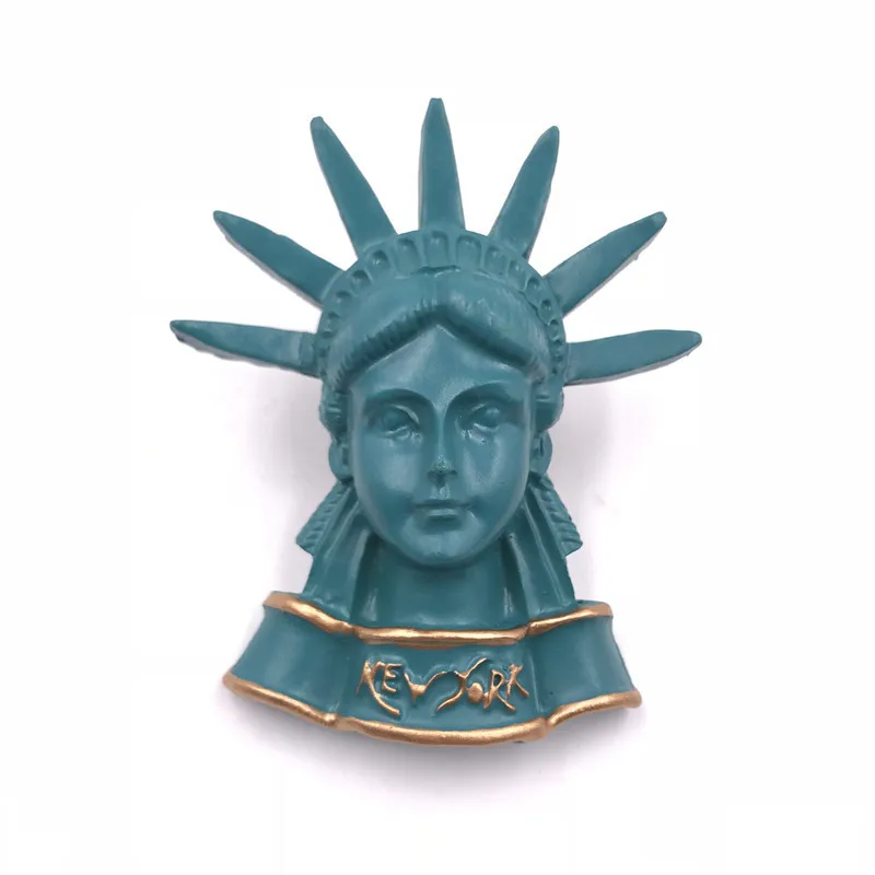 Смоляный магнит на холодильник Флаг США Нью-Йорк туристический сувенир Империя скульптура в виде здания свободы магниты на холодильник наклейки