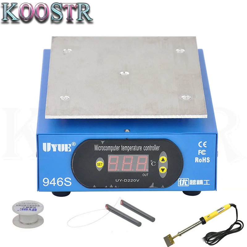 

UYUE Preheat Station 946s 220V 400W Heating Plate For Phone LCD Screen Separator Machine Preheater Digital Thermostat Platform