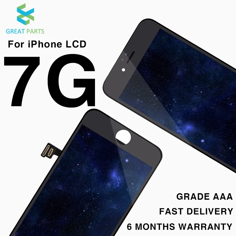 

GREAT PARTS 10PCS Grade AAA Pantalla For iPhone 7 LCD Display Touch Screen Assembly Replacement 4.7 inch ecran