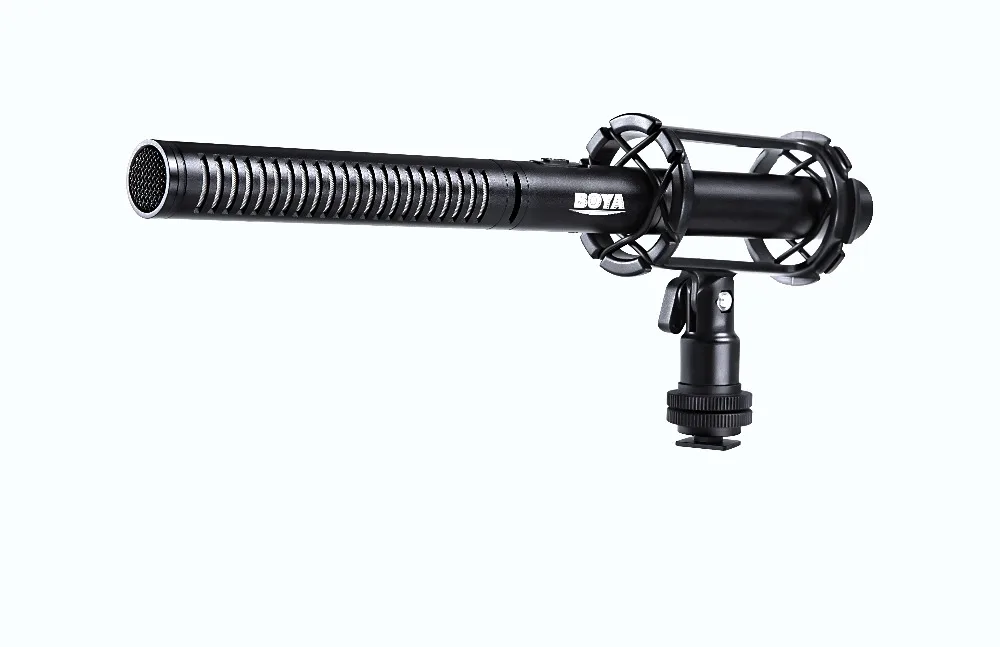 

BOYA BY-PVM1000 Professional DSLR Condenser Microphone Video Interview Reporting for DSLR Cameras