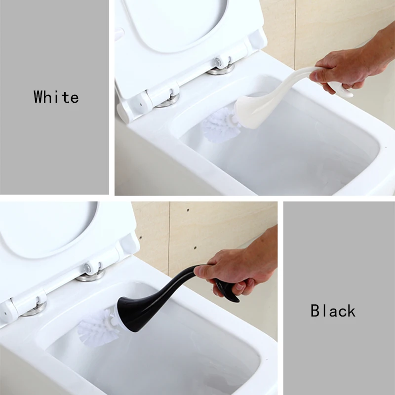 Керамический пластиковый держатель для туалетной щетки с лебедем, креативная забавная щетка для уборки ванной комнаты