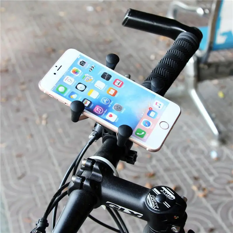 Новая версия Универсальный вращающийся на 360 градусов X-Grip зажим Крепление для велосипеда велосипедный держатель для телефона Подставка для мобильного телефона