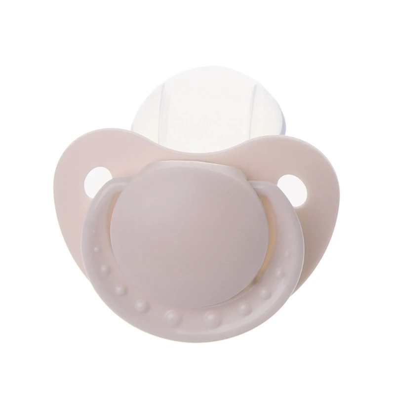 

2018 Custom Big Size Food Grade Silicone Adult Pacifier Funny Parent-child Toys