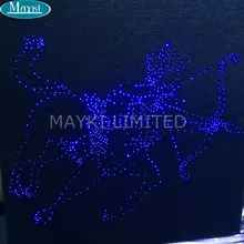 Maykit DC 12 Вольт подходит 16 Вт волоконно-оптический светодиодный свет двигателя с RGB изменение цвета для внутреннего потолка звездная звезда украшения
