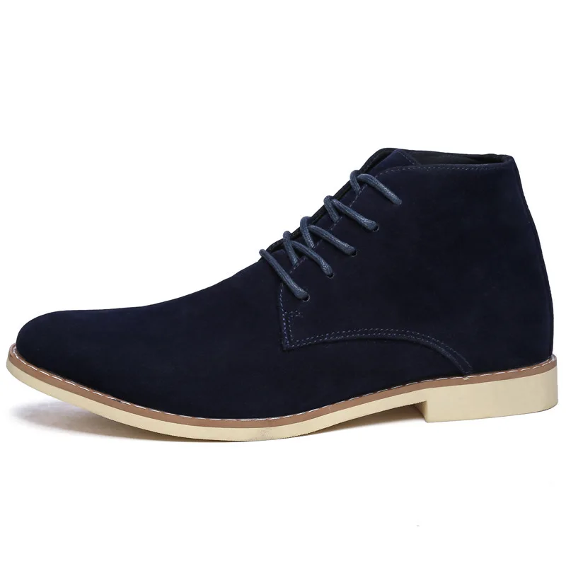 

Leisure Fashion Men Martin Boots Ankle Round Toe Low Punk Motorcycle Boots Sewing Casual Spring Autumm Lace up Outdoor Shoes