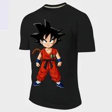 Cartoon tshirt Men/Women Anime Goku Dragon Ball funny Print 3d t shirt Unisex Casual T-Shirt plus size S-3XL Free shipping