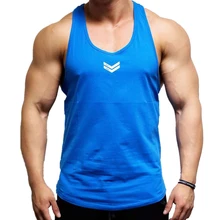 Брендовая одежда YEMEKE черного и синего цвета, майка для бодибилдинга и тренажерного зала, мужская рубашка без рукавов для фитнеса, Хлопковая мужская майка, модный жилет