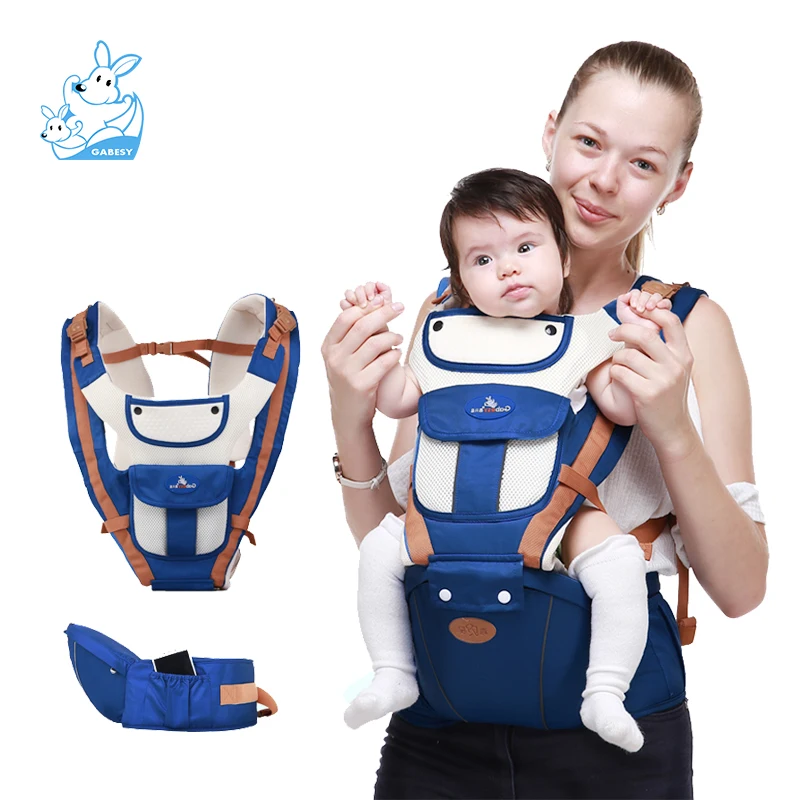 

Gabesy New For 0-36m Infant Toddler Ergonomic Baby Carrier Sling Backpack Bag Gear With Hip Seat Wrap Newborn Waist Stool Belt