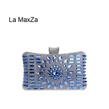 La MaxZa Для женщин вечерняя сумка для вечеринки, банкета, блестящая сумка для девочек-гостей на свадьбе клатчи с цепочкой Сумочка на плечо, Сумочка через плечо вечерние сумка для банкета