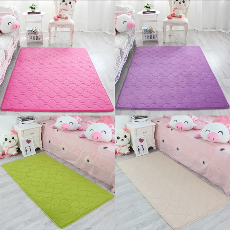 Ultra Soft Thick Memory Foam Absorbent Mat Coral Velvet ...