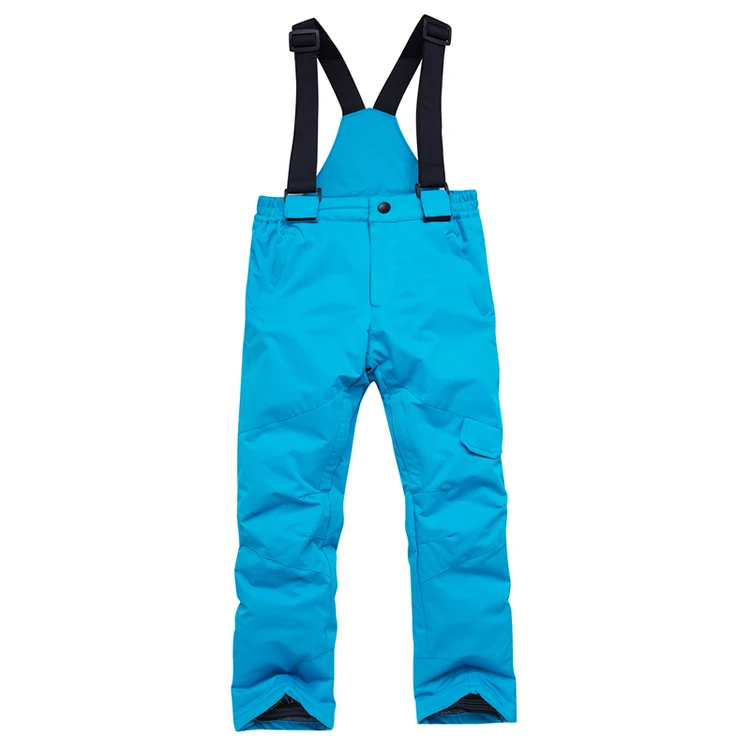 Комплекты для сноубординга; лыжные костюмы; куртка и штаны для мальчиков и девочек; теплая ветрозащитная Водонепроницаемая зимняя одежда для улицы - Цвет: pant 1