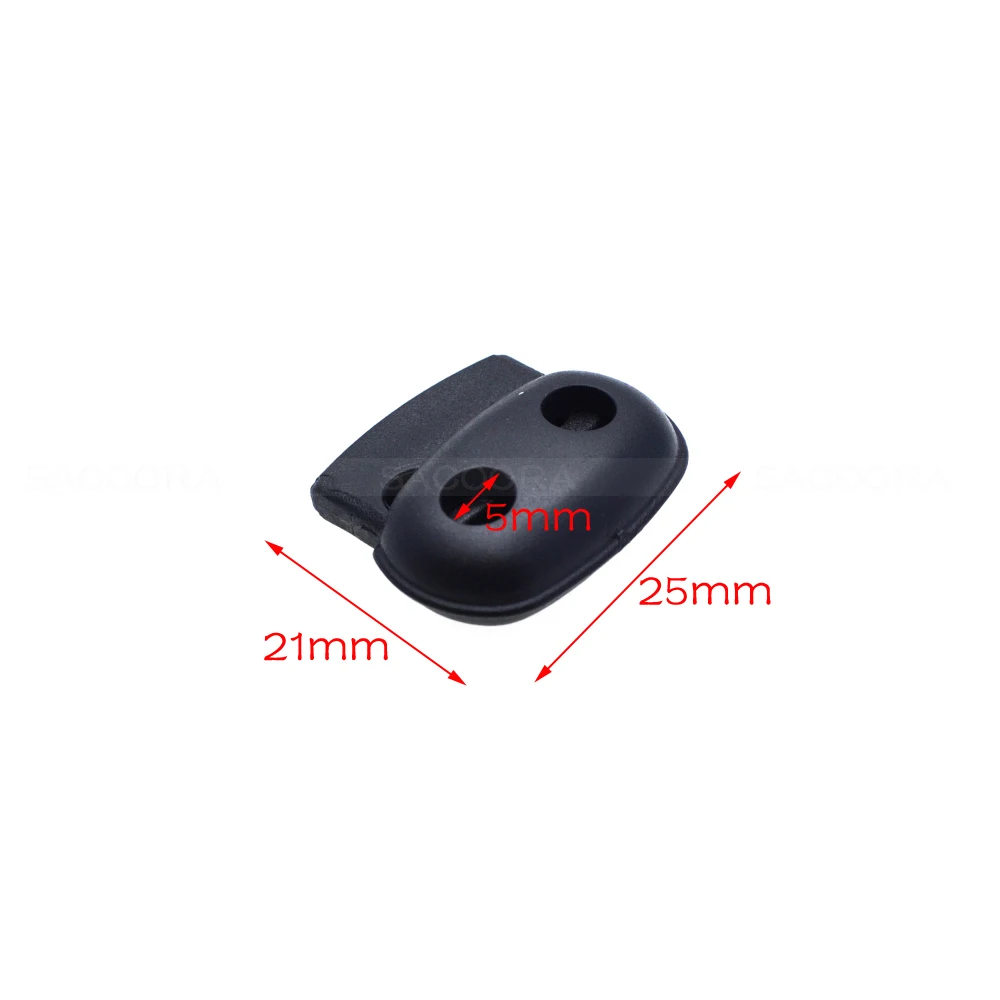 1000pc/pack Plastic Cord Lock Stopper Toggle Clip Black 25mm*21mm*8mmStopper AliExpress