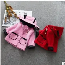 Г.; хлопковое жаккардовое пальто для девочек; зимняя куртка с капюшоном; международная торговля; детская одежда