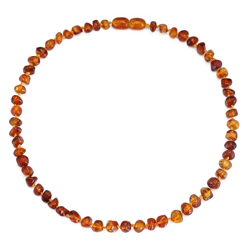 Baltic Amber Teething Necklace Bracelet for font b Baby b font Simple Package 3 Sizes 10