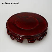 Твердая деревянная круглая ваза база аквариум чайник необычный камень урна цветочный горшок Будда предметы мебели резьба по корню