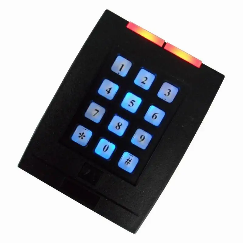 

Keyboard WG26 / 34 125KHZ RFID/ EM Card Reader Door Lock Access Control System with Password Keypad Support 2000 Card Users