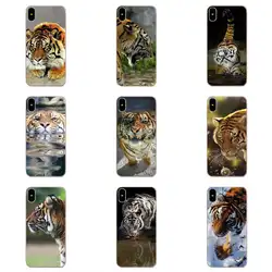 Узор чехол для телефона для Galaxy J1 J2 J3 J330 J4 J5 J6 J7 J730 J8 2015 2016 2017 2018 mini Pro Сибирский тигр