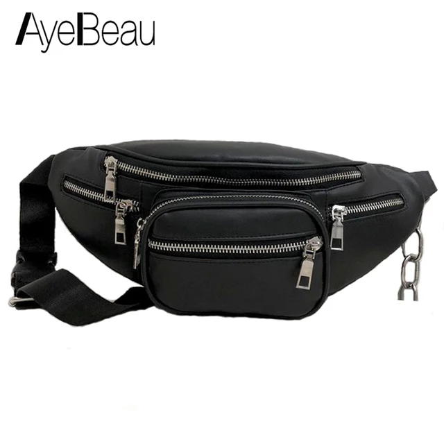 Lady Handbag Hip Bum Waist Bag Belt For Women Fanny Pack Sac Banana Pouch Bananka Female Money Phone Handy Bumbag Waistbag Belly
