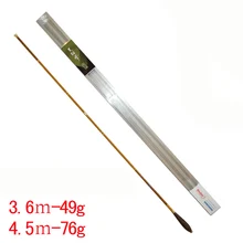 Японский Высокоуглеродистый ультра светильник Удочка 3,6 М 4,5 м телескопическая удочка для речной рыбалки супер светильник Удочка на карася
