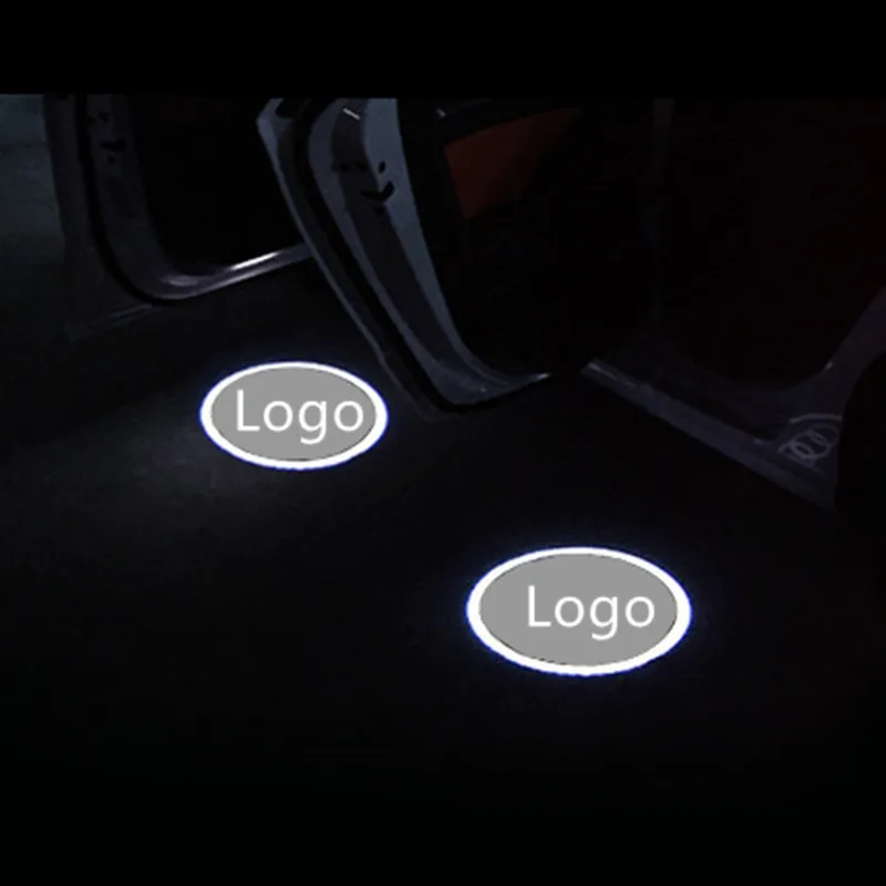 Светодиодный проектор логотипа двери автомобиля, лазерный светильник, эмблемы, добро пожаловать, призрак, тень, логотип, лампа для Audi A8 A7 A3 Q3 A6