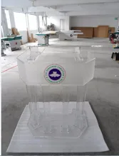 supply podium high quality factory acrylic podium pulpit platform logo customize