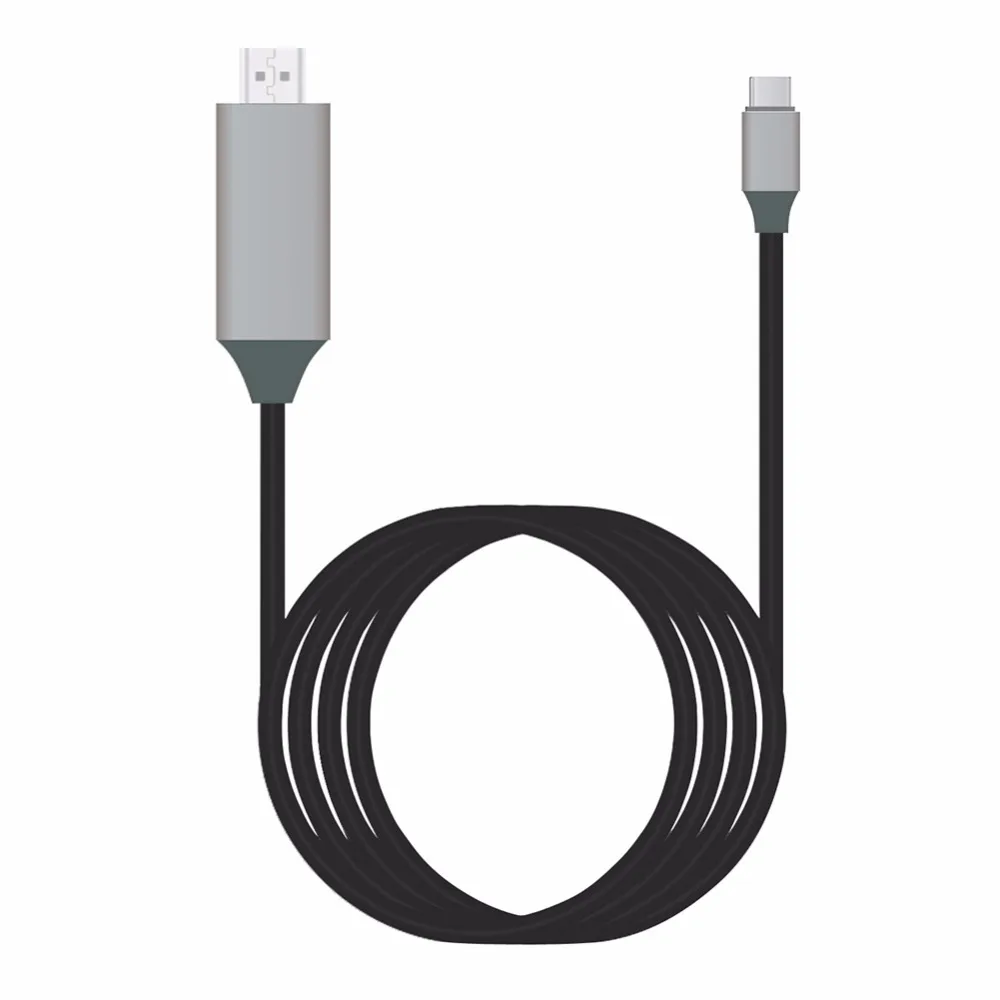 Тип-C HDMI кабель USB C USB 3,1 мужчина к HDMI Мужской 4 K кабель для высокоскоростной передачи данных для Macbook samsung S10 M30 A70 A50 HDTV адаптер шнур