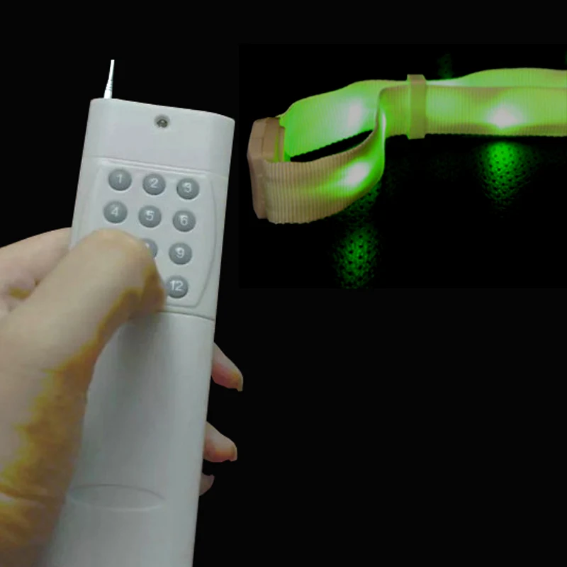LED RGB браслеты светящиеся вспышки освещения нейлоновый браслет с 12 клавишами