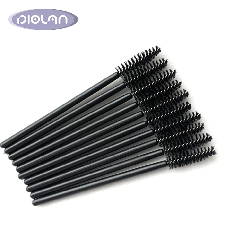 

DIOLAN 50pcs/lot Micro Brushes Eyelash Extension Make Up Eye Lash Glue Brushes Disposable Applicators