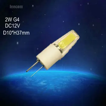 

20pcs/lot g4 2w ceramics Led Lamp DC12v Led Bulbs Silicone Light Replace Halogen Spotlight Chandelier Home Lighting