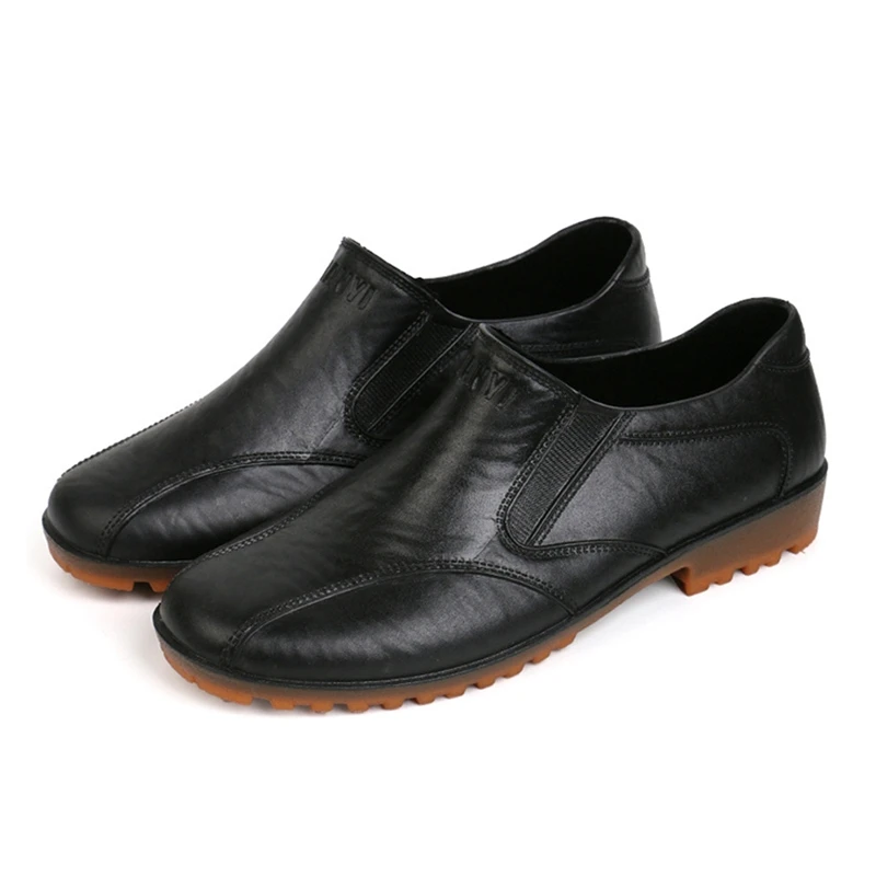 

Men Summer Sandals Male Breathable Beach Slip-on Flat Sandals Chef Work Anti-slip Flat Shoes Men Cook Shoes Black Chef Sandals