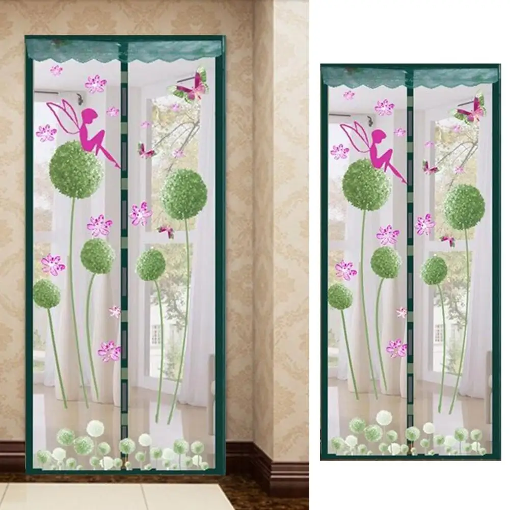 

Hot Summer Anti Mosquito Insect Fly Bug Curtains Magnetic Mesh Net Automatic Closing Door Screen Kitchen bedroom Office Curtain
