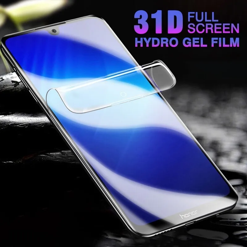 

Full Cover Soft Protective Hydrogel Film For Huawei Honor 9 i 10 20 20Pro Lite 2019 Mate 20 Lite P 30 Pro 31D Screen Protector