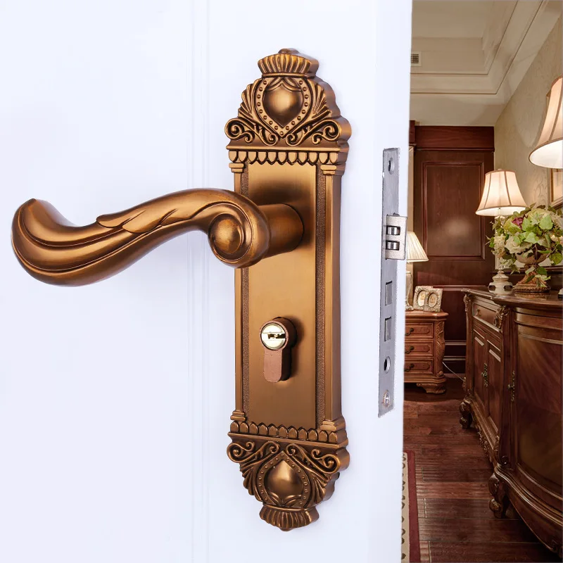 

2018 Sale Real Cadeado Wholesale Hardware Locks Indoor Door Lock Hold Hand 8312 Aluminium Alloy European-style Mechanical