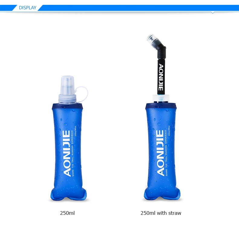 AONIJIE SD09 SD10 250 ml 500 ml мягкая термос складной Складная бутылка для воды ТПУ Бесплатная для бега гидратации поясная сумка жилет
