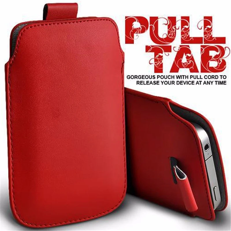 For Samsung A60 Case A6S Sleeve Leather Pull Tab Pouch Phone Cases Bgas For Samsung Galaxy A60 A 60 A6S Pocket Rope Holster Bag