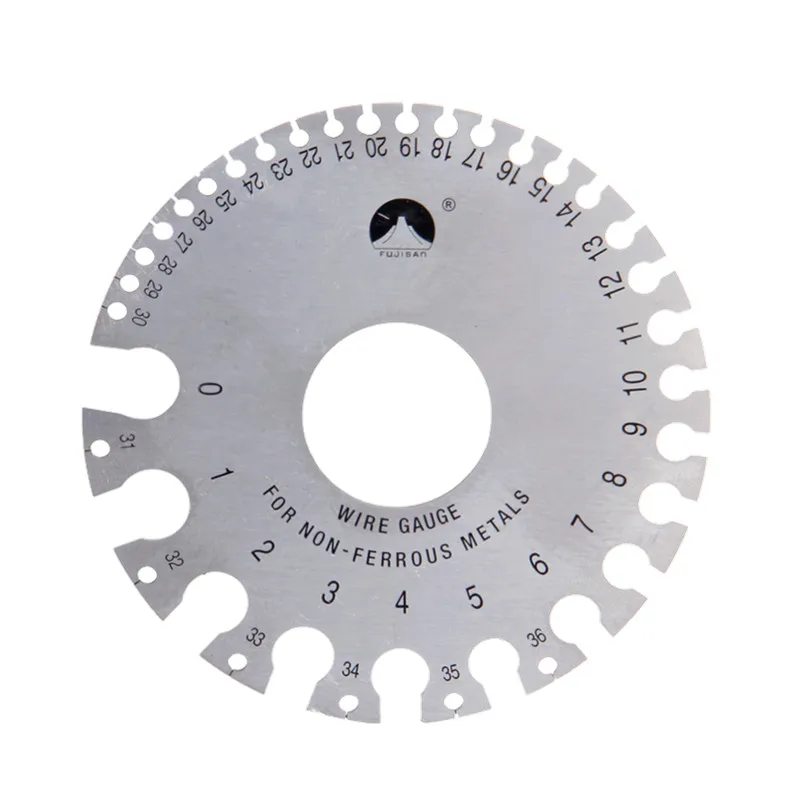 Fujisyang круглая проволока Калибр 0-36 диаметр Gage сварочные инспекционные калибры дюймов a.w. G. Лазерная маркировочная машина