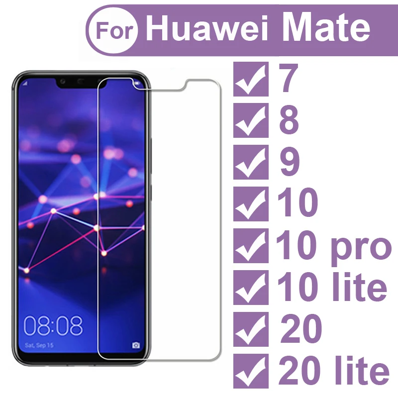 Защитное стекло для Huawei Mate 7 8 9 Защита экрана 10 20 Lite защитная пленка Huavei Huawey mate pro