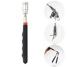 Мини-портативный светодиодный светильник с резиновой ручкой, магнитная телескопическая ручка, удобный инструмент для сбора гаек, болты, выдвижной стержень