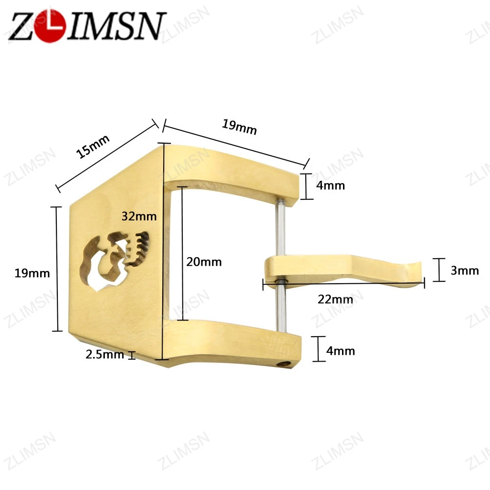 Наручные часы zlimsn Пряжка из нержавеющей стали матовый череп пряжки для часов Соединитель 24 26 мм ремешок для часов застежка K55