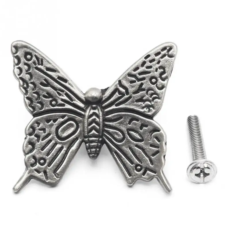 

10pcs/lot Handle Pull Knob Furniture Door Cupboard Drawer Cabinet Handles Vintage Butterfly Pull Handles Home Decoration
