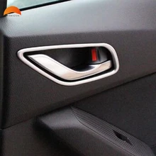 Для Mazda 6 M6 Atenza 2013-2018 ABS Матовый Интерьер автомобиля дверные ручки Стикеры боковой двери ручка чашки защиты крышка отделка Аксессуары